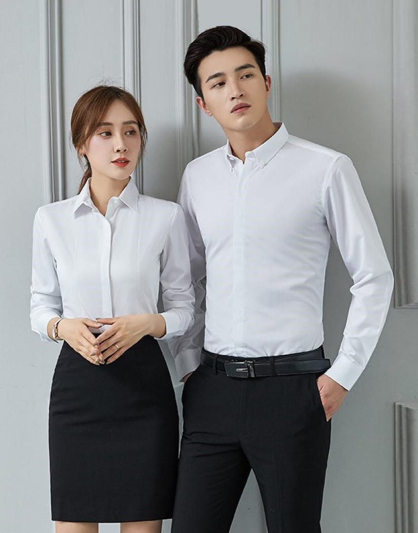 đồng phục áo sơ mi và chân váy