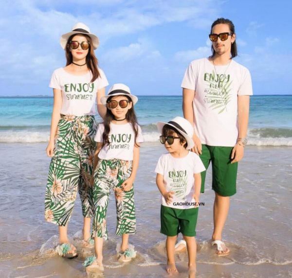 Đồng phục đi biển cho gia đình Đồng phục đi biển cho gia đình