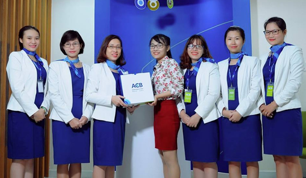 đồng phục ngân hàng acb