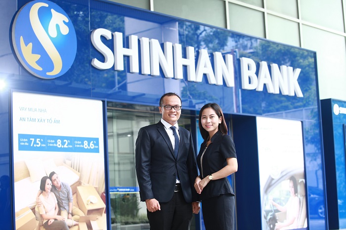 đồng phục ngân hàng shinhan bank