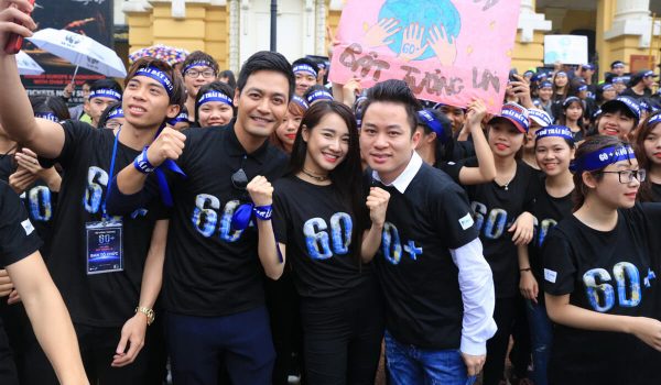 Mẫu áo thun quảng cáo sự kiện Giờ trái đất Mẫu áo thun quảng cáo sự kiện Giờ trái đất